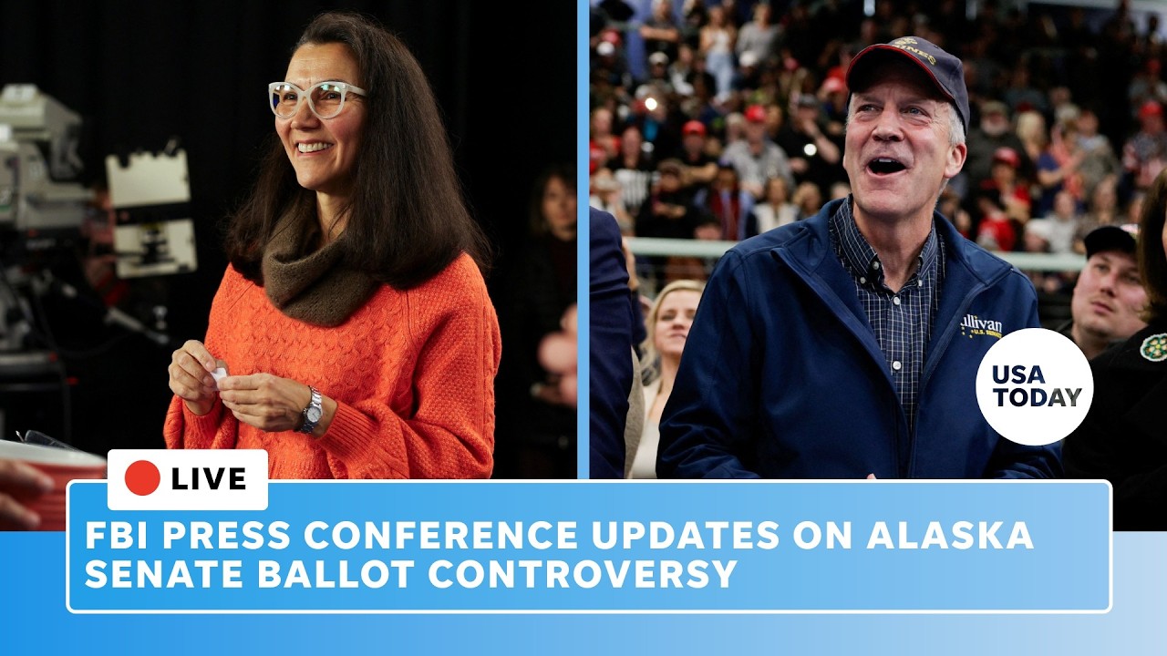 Live: FBI press conference on investigation into Alaska Senate ballot featuring 2 Dan Sullivans