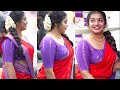 Malayalam Serial Actress Haritha Nair Looks Stunning In Saree