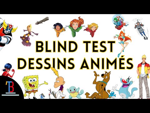 BLIND TEST DESSINS ANIMÉS DE 170 EXTRAITS (TOUTES GÉNÉRATIONS)