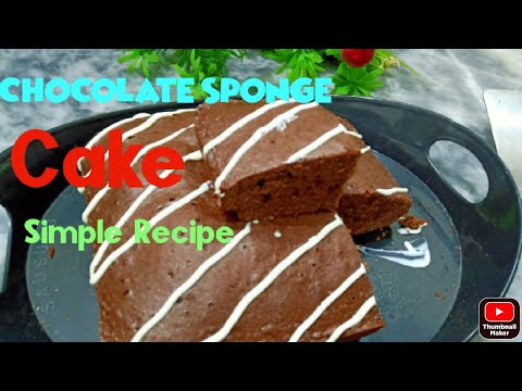Chocolate sponge cake with out oven | How to make Chocolate sponge cake with out oven | very Easy 👌|