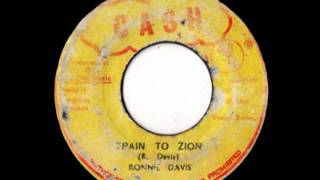 RONNIE DAVIS + JACKIE BROWN ALLSTARS - Train to Zion +dub to Zion (1975 Cash)