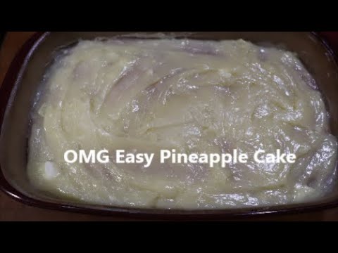 #461 OMG Easy 9x13  Pineapple Cake