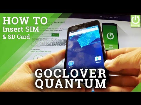 How to Insert SIM & SD Card Into GOCLEVER Quantum 3 500 - Set Up Tips