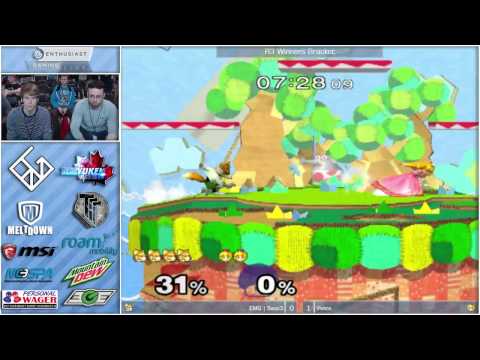 Vwins (Peach) vs EMG | Sauc3 (Fox) - EGL - SSBM R3 Winners Bracket