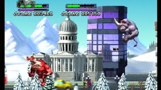 RAMPAGE UNIVERSAL TOUR - 2 PLAYER (PLAYSTATION)