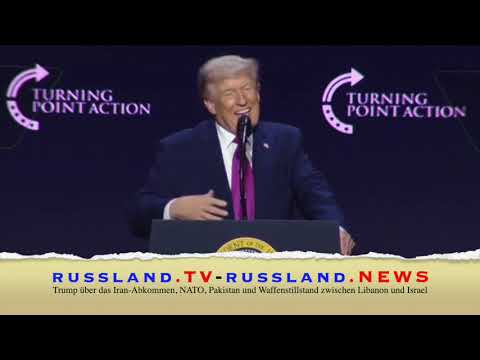 Trump über das Iran Abkommen, NATO, Pakistan und Waffenstillstand zwischen Libanon und Israel