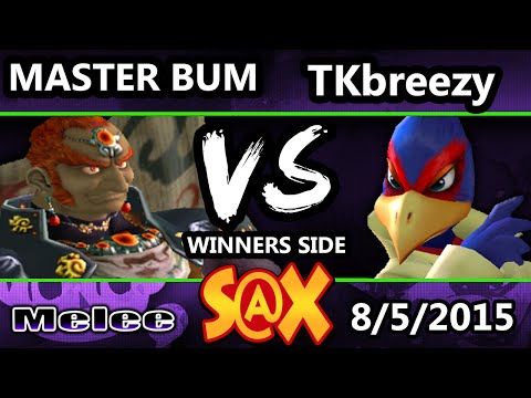S@X - VGBC | TKbreezy (Falco) Vs. Master Bum (Ganondorf) SSBM Tournament - Smash Melee
