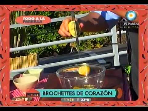 Brochettes de corazón