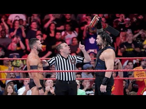 Roman Reigns vs Finn Balor RAW 8/20/2018 Highlights