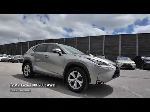 2017 Lexus NX 200t AWD 4dr in Gray for sale at Ken Shaw Toyota in Toronto, ON