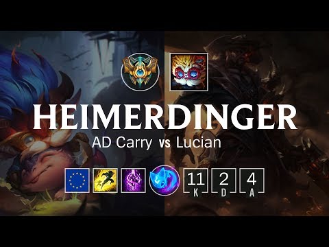 Heimerdinger Bot vs Lucian - EUW Challenger Patch 8.22