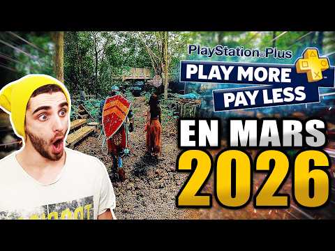 Les JEUX GRATUITS Du PS+ de MARS 2026 🔥Encore 4 JEUX OFFERTS (Incroyable) !! PS5