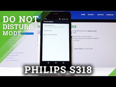 How to Customize DND Mode in PHILIPS S318 - Silent Mode
