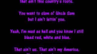 Lynyrd Skynyrd - That Ain't My America (LYRICS)