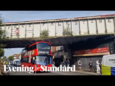 Pro-Palestine graffiti scrawled in Golders Green as police step up patrols