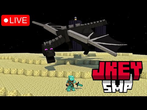 EPIC MINECRAFT END FIGHT REVEAL - JKey SMP Reset