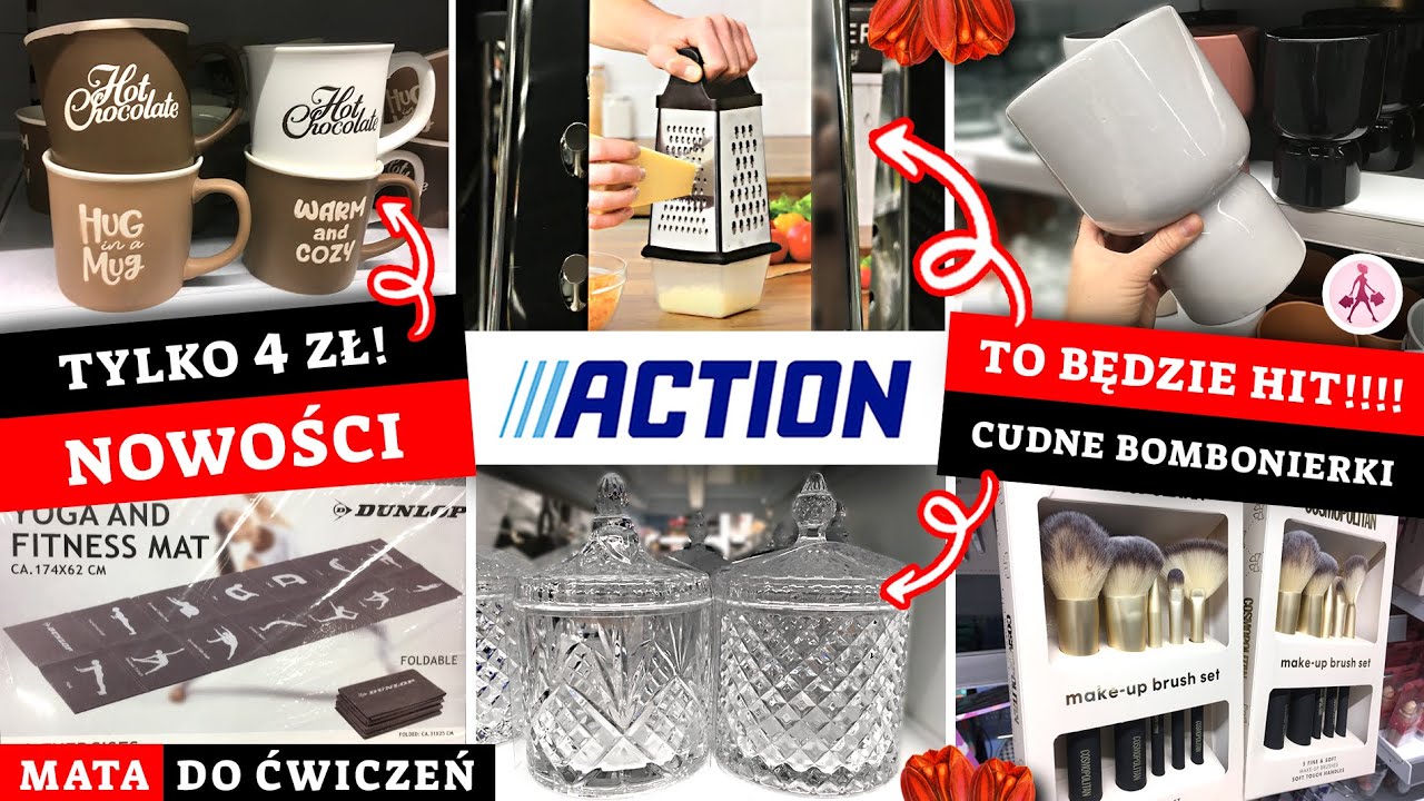 ACTION TARKA Z POJEMNIKIEM!😍 CUDNE KUBKI TYLKO 4 ZŁ 😱😱😱 BOMBONIERKI❤️ ILE NOWOŚCI!!! 😍