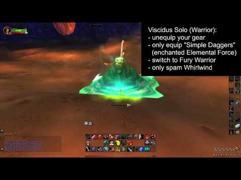 Viscidus Solo Guide (Warrior) WoW Retail Dragonflight 2023