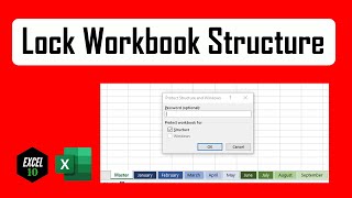 How To Protect or Lock Workbook Structure In Excel