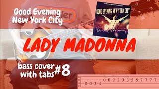 LADY MADONNA - The Beatles (Paul McCartney GENYC) BASS COVER WITH TABS | Höfner 500/1