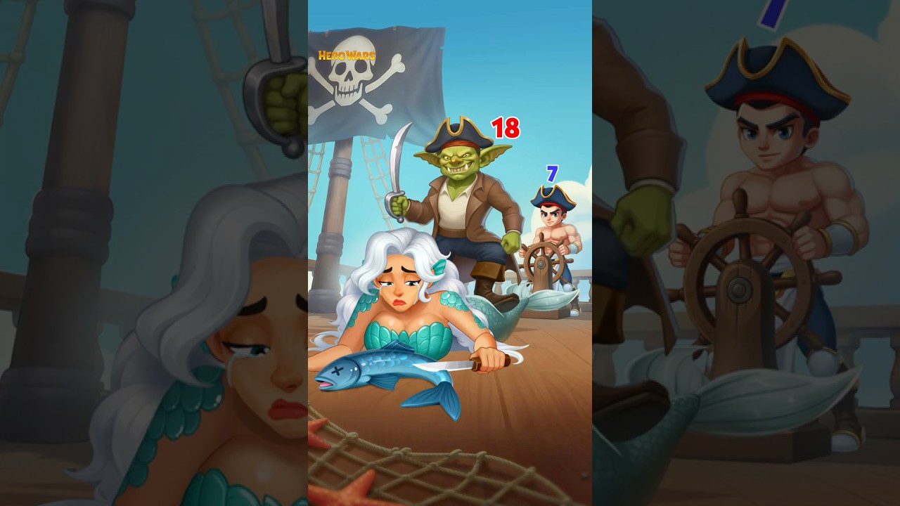 #ヒーローウォーズ – 宝探し？いいえ、地獄です😂🏴‍☠️ #gaming #herowars
