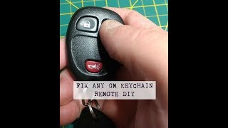 How to fix your Chevy HHR  Chevy Cobalt remote button lock gm remote button lock fix
