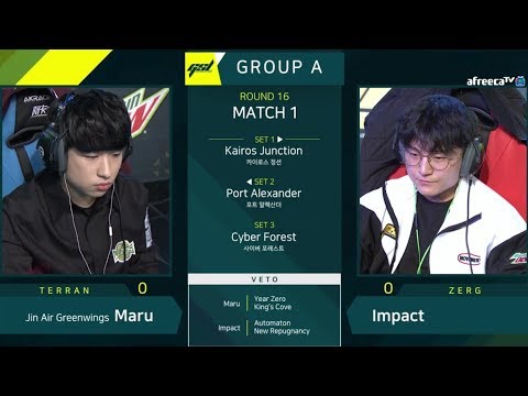 [2019 GSL S1] Ro.16 Group A Match1 Maru vs Impact