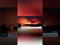 Wildfire closes in on Cross Lake, Manitoba #shorts