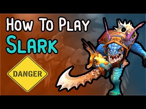 SLARK IMMORTAL PRO GAMEPLAY - How To Play slark in laning phase - Dota Guide