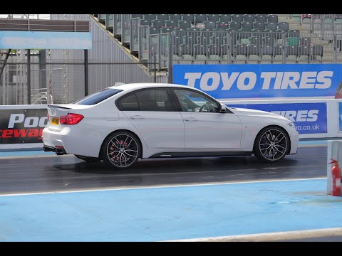 11.76 1/4 Mile Fastest ROAD LEGAL (fully working DPF) F30 BMW 335d xdrive  SantaPod Saturday 12/6/21