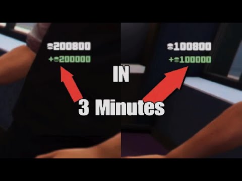 HOW I GOT 300K IN 3 MINUTES!!!!! GTA 5 NEW MONEY METHOD?