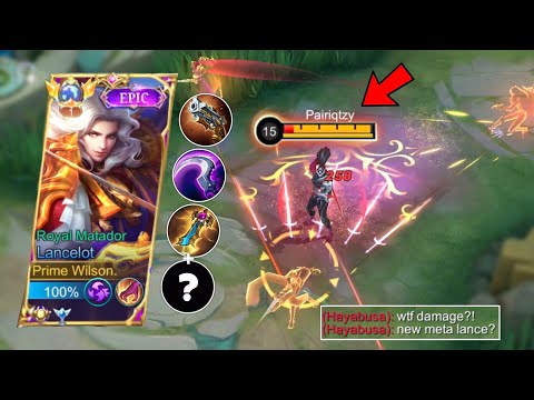 USE THIS NEW META BUILD TO RANK UP FAST USING LANCELOT!! ( one shot! )