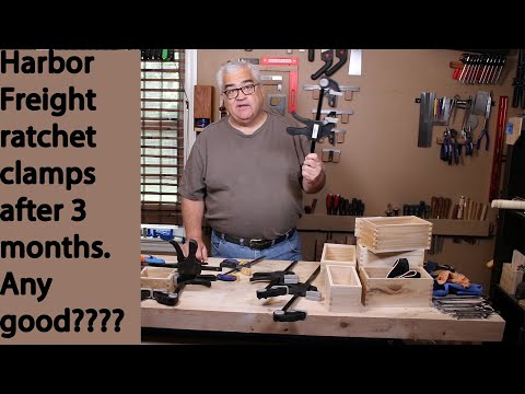 Harbor Freight ratchet clamps after 3 month of use. How did they hold up?