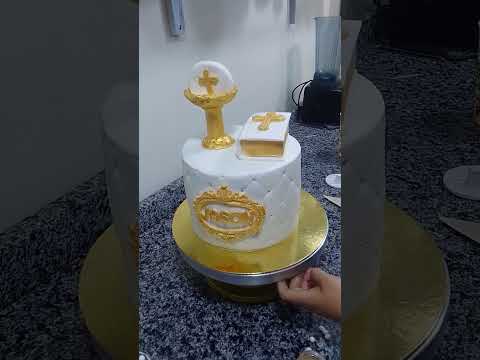 how to make first communion cake design