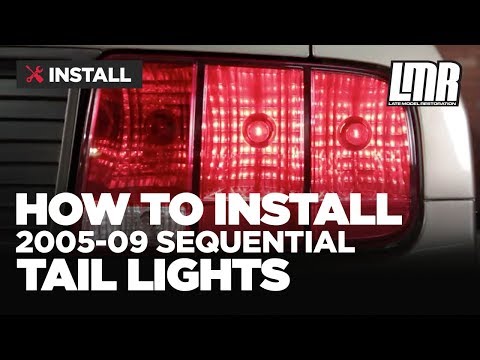 Mustang Sequential Tail Lights Installation - Plug In Harness (05-09 S197)