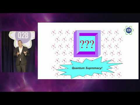 Q2B 2018 - Quantum technology in the short term and long term: the search for applications