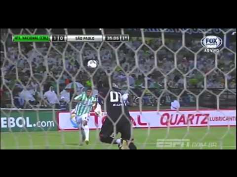 Atlético Nacional(COL) 1 x 0 São Paulo - Gol - Sulamericana - 19/11/2014