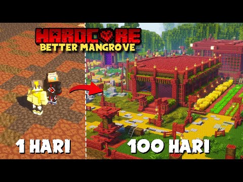 Insane Minecraft Hardcore Challenge: Paupau Survives 100 Days Extreme Mangrove