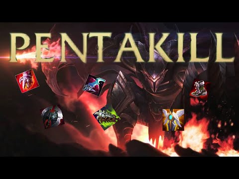 PENTAKILL with Pantheon.