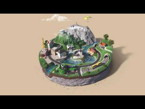 Miniature Landscape for Raiffeisen Bank Salzkammergut