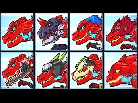 Dino Robot Infinity: Tyranno Red 8 Skins | Eftsei Gaming