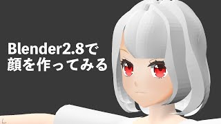 より、頂点と辺のみの円を引き伸ばして周囲を面で囲う際、どのような操作をしておられるのでしょうか? - 【Blender2.8】顔を作ってみる
