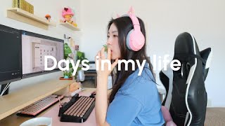 Days in my life | UI Design, new desk setup, & staying creative