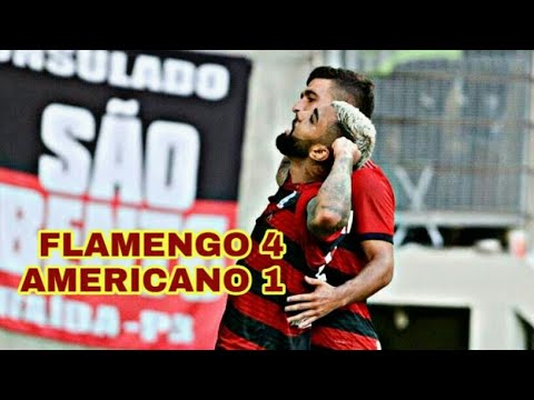 FLAMENGO 4 X 1 AMERICANO: 24/02/2019/ CAMPEONATO CARIOCA/ SÓ GOLS/ FLAMENGÃO