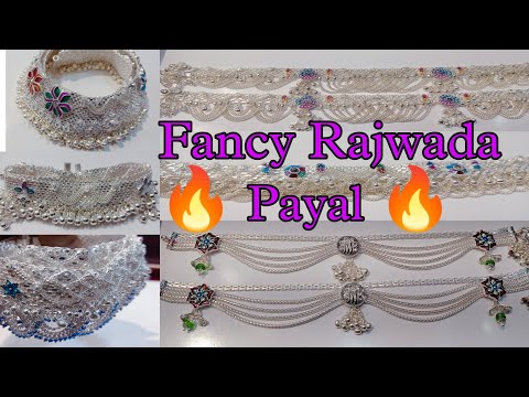 💥 Latest Designs Heavy Silver Payal || latest fancy bridal payal designs 💫💯