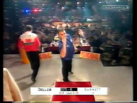 Keith Deller v Richie Burnett - 2001 World Darts Championships Part 1/5
