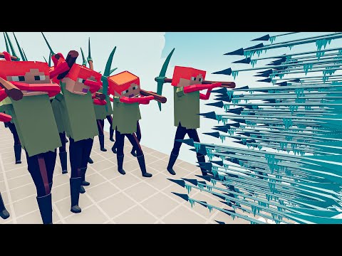 Diamond Pickaxe Alex vs Epic Units - Totally Accurate Battle Simulator TABS
