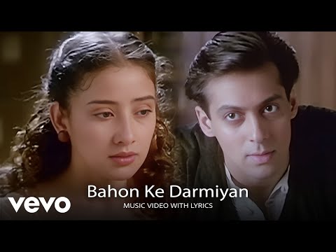 Bahon Ke Darmiyan (Music Video) Salman Khan, Manisha Koirala | Alka Yagnik, Hariharan | Khamoshi