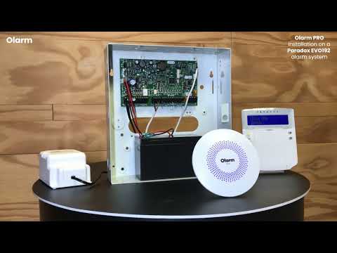 Olarm PRO and Paradox EVO192 Installation