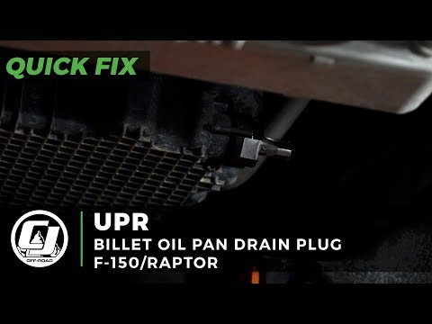F-150 Install:  UPR Billet Oil Pan Drain Plug